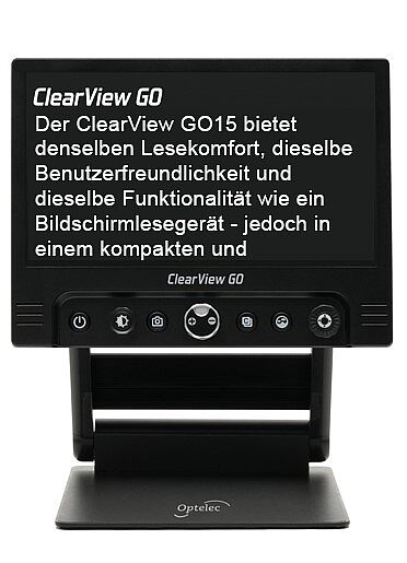 Clear View Go – mobiles Bildschirmlesegerät